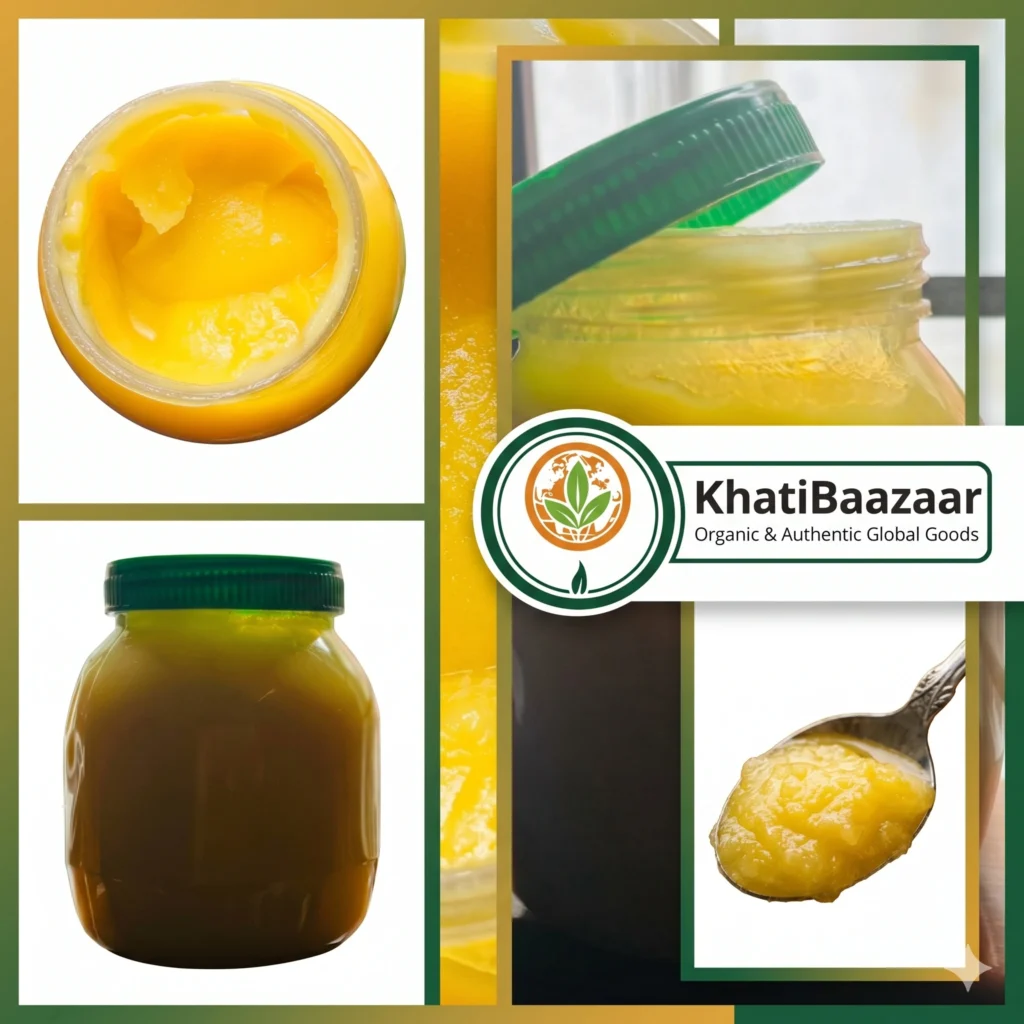 KhatiBaazaar A2 Deshi Cow Ghee handcrafted by Bilona method