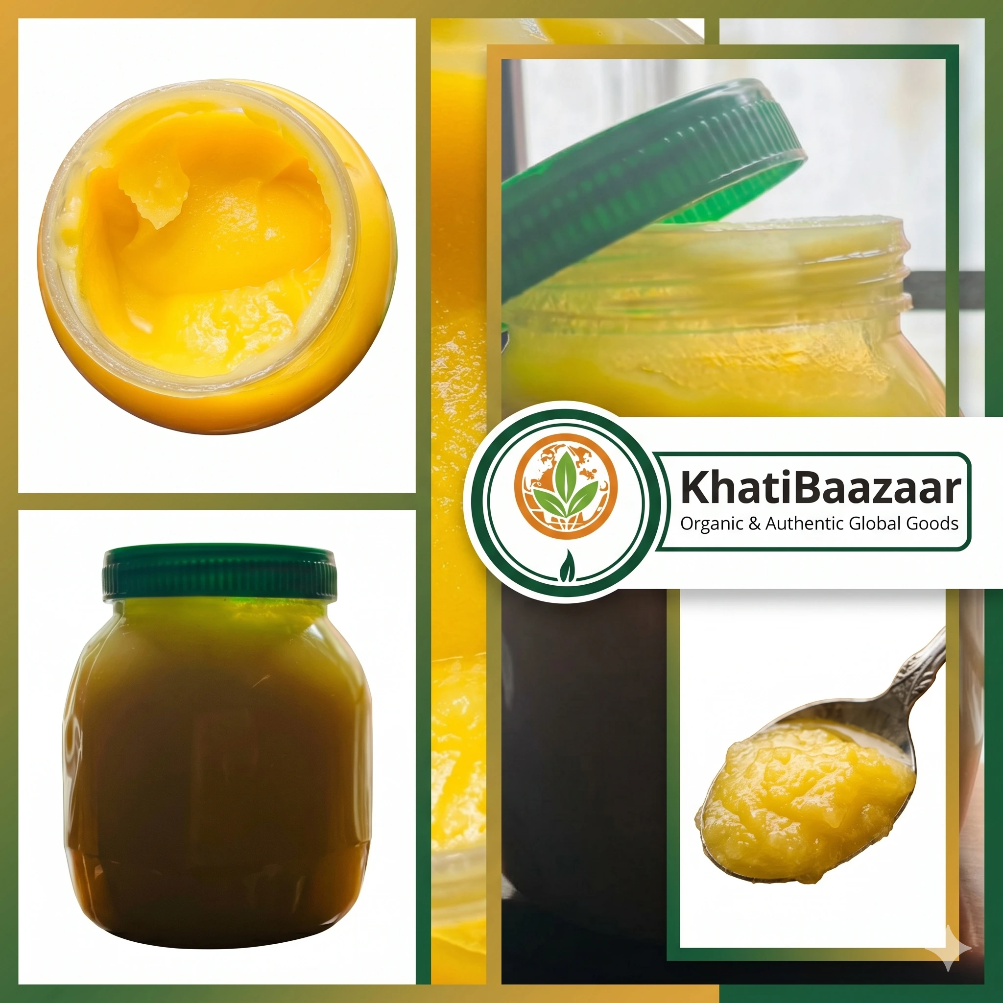 KhatiBaazaar A2 Deshi Cow Ghee handcrafted by Bilona method