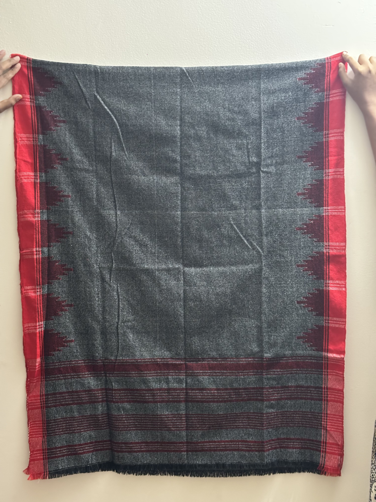 Authentic Handwoven Monipuri Chador - Image 4