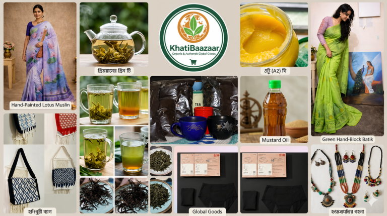 KhatiBaazaar Authentic Lifestyle Collection - Handloom, Organic Food & Global Goods