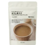 MUJI Instant Hojicha Roasted Green Tea Latte Powder 170g (10 Cups) – Authentic Japanese Café Drink